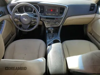 2014 Kia Optima LX with VIN 5XXGM4A72EG273906, listed as a Copart auction lot 50812355 with 104,004 mi miles and Salvage Title. Bid and sale history available at carsss.com. Image 8.