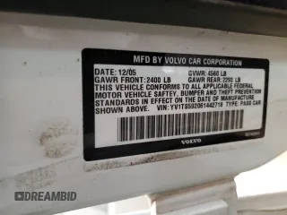 2006 Volvo S80 с VIN YV1TS592061442718, выставлен на аукционе Copart как лот 45858025 с пробегом 220 205 миль миль и Списание • Salvage title. История ставок и продаж доступна на DreamBid. Изображение 14.