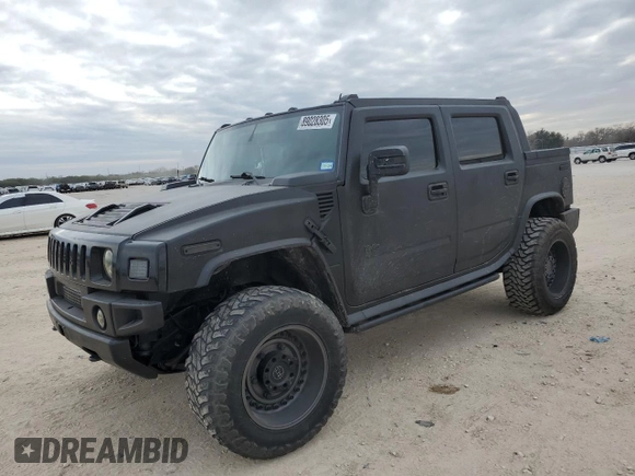2006 Hummer H2 with VIN 5GRGN22U46H107816, listed as a Copart auction lot 89028305 with 174,544 mi miles and Salvage Title. Bid and sale history available at carsss.com. Image 1.