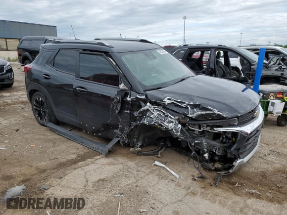 2021 Chevrolet TrailBlazer LT with VIN KL79MPS23MB089234, listed as a Copart auction lot 56523984 with 44,783 mi miles and Non Repairable. Bid and sale history available at DreamBid. Image 4.