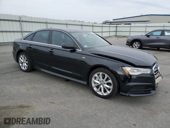 2017 Audi A6 Premium Plus with VIN WAUG8AFC5HN026099, listed as a Copart auction lot 47695075 with 92,562 mi miles and Salvage Title. Bid and sale history available at carsss.com. Image 4.