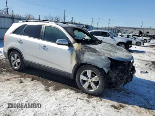 2012 Kia Sorento EX with VIN 5XYKU3A64CG224209, listed as a Copart auction lot 46078525 with 0 mi miles and Salvage Title. Bid and sale history available at carsss.com. Image 4.