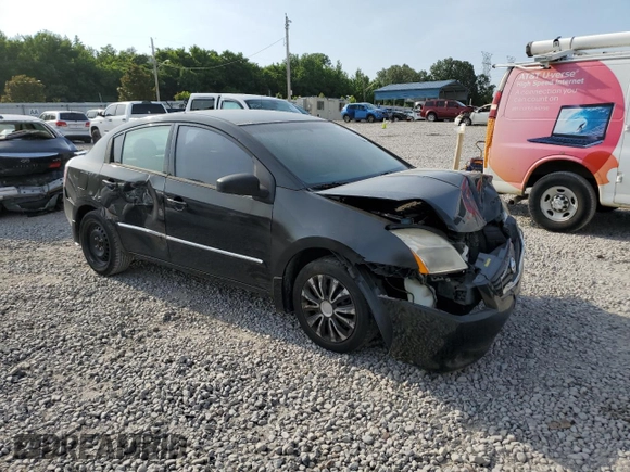 2012 Nissan Sentra S with VIN 3N1AB6AP3CL662257, listed as a Copart auction lot 59792835 with Not provided miles and Salvage title. Bid and sale history available at DreamBid. Image 4.