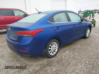 2020 Hyundai Accent SE with VIN 3KPC24A67LE125672, listed as a IAAI auction lot 41518362 with 85,797 mi miles. Bid and sale history available at carsss.com. Image 4.