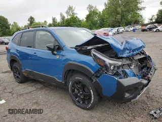 2022 Subaru Forester Wilderness with VIN JF2SKALC0NH495261, listed as a Copart auction lot 57078315 with 19,825 mi miles and Salvage title. Bid and sale history available at DreamBid. Image 4.