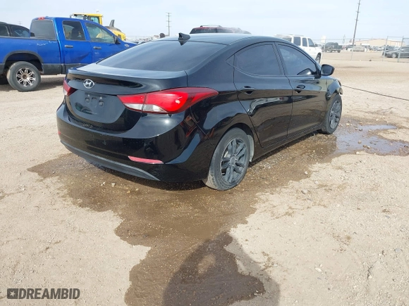 2016 Hyundai Elantra Value Edition with VIN KMHDH4AE3GU642397, listed as a IAAI auction lot 41588990 with 114,248 mi miles. Bid and sale history available at carsss.com. Image 4.