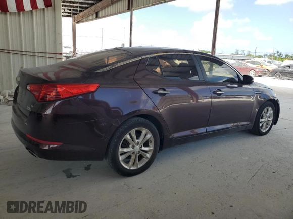 2013 Kia Optima LX with VIN 5XXGM4A76DG139737, listed as a Copart auction lot 55456005 with 141,849 mi miles and Salvage Title. Bid and sale history available at carsss.com. Image 3.