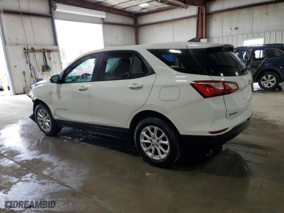 2020 Chevrolet Equinox LS with VIN 2GNAXSEV7L6119604, listed as a Copart auction lot 51967315 with 35,634 mi miles and Salvage Title. Bid and sale history available at carsss.com. Image 2.