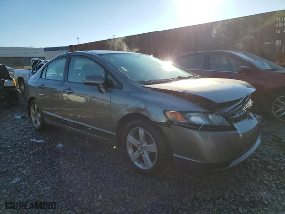 2008 Honda Civic Sdn EX with VIN 2HGFA16838H533303, listed as a Copart auction lot 88156215 with 241,067 mi miles and Salvage Title. Bid and sale history available at carsss.com. Image 4.