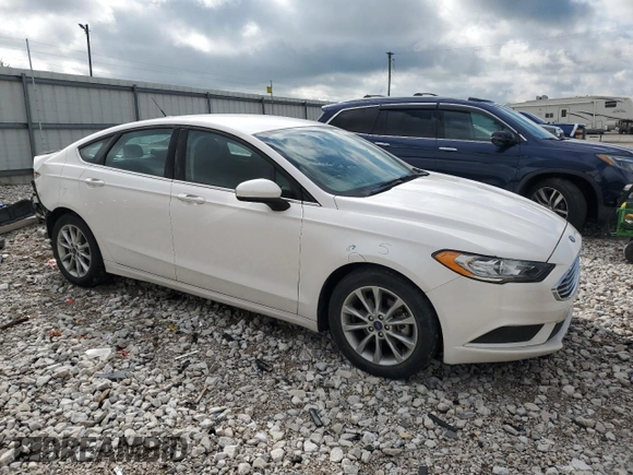 2017 Ford Fusion SE with VIN 3FA6P0HD4HR298647, listed as a Copart auction lot 55511825 with 53,138 mi miles and Salvage title. Bid and sale history available at DreamBid. Image 4.