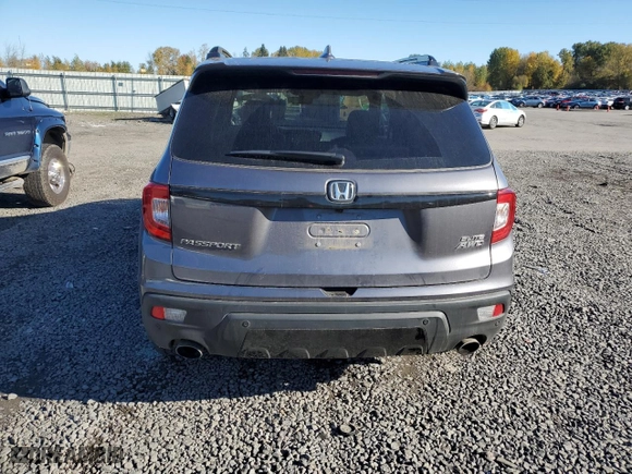 2021 Honda Passport Elite with VIN 5FNYF8H08MB003126, listed as a Copart auction lot 79723094 with 36,611 mi miles and Salvage Title. Bid and sale history available at carsss.com. Image 6.