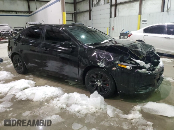 2014 Dodge Dart SXT with VIN 1C3CDFBBXED753414, listed as a Copart auction lot 86826554 with 117,327 mi miles and Salvage Title. Bid and sale history available at carsss.com. Image 4.