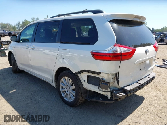 2017 Toyota Sienna with VIN 5TDDZ3DC8HS169754, listed as a IAAI auction lot 42146445 with 70,572 mi miles and . Bid and sale history available at DreamBid. Image 3.