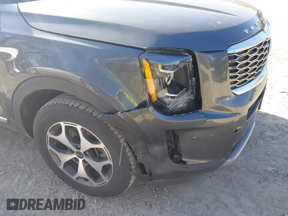 2021 Kia Telluride EX with VIN 5XYP34HC7MG126819, listed as a IAAI auction lot 41967726 with 65,720 mi miles and . Bid and sale history available at DreamBid. Image 6.