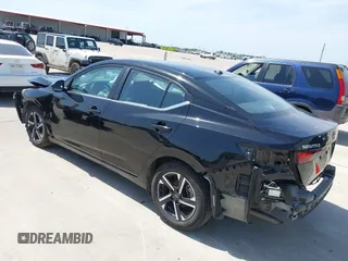 2024 Nissan Sentra SV with VIN 3N1AB8CV9RY373144, listed as a IAAI auction lot 42260160 with 23,091 mi miles and . Bid and sale history available at DreamBid. Image 3.