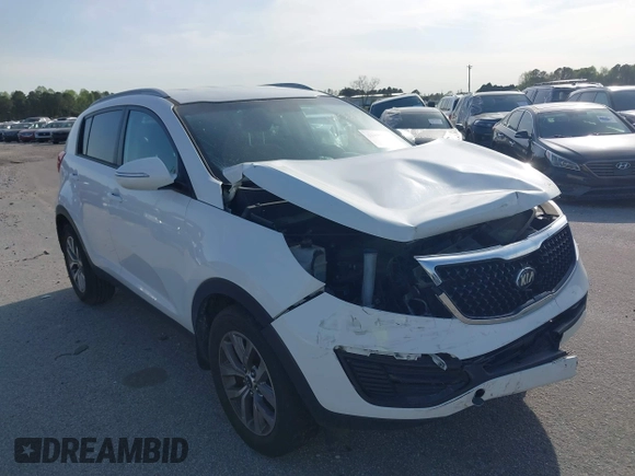 2015 Kia Sportage LX with VIN KNDPB3AC3F7742718, listed as a IAAI auction lot 41877257 with 215,101 mi miles and . Bid and sale history available at carsss.com. Image 6.