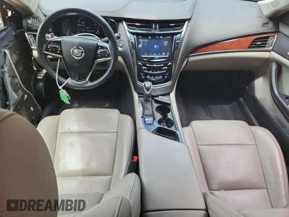 2014 Cadillac CTS RWD with VIN 1G6AP5SX7E0154156, listed as a Copart auction lot 62586325 with 83,818 mi miles and Salvage title. Bid and sale history available at DreamBid. Image 8.