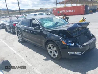 2015 Volkswagen Passat 1.8T Limited Edition with VIN 1VWAT7A35FC081532, listed as a IAAI auction lot 41929179 with 66,881 mi miles. Bid and sale history available at carsss.com. Image 1.