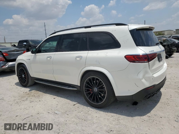 2021 Mercedes-Benz GLS 63 AMG with VIN 4JGFF8KE2MA276675, listed as a Copart auction lot 62254434 with 30,425 mi miles and Clean Title. Bid and sale history available at DreamBid. Image 2.