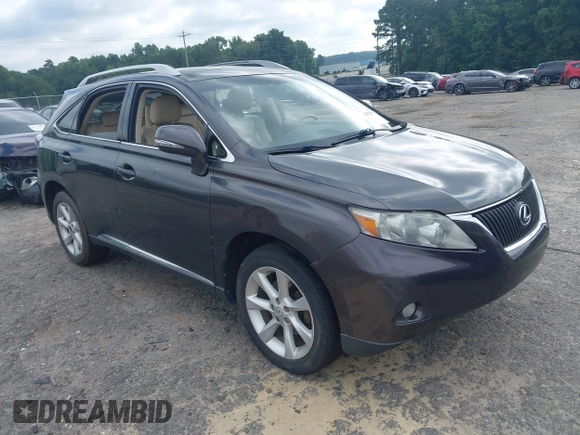 2010 Lexus RX 350 with VIN 2T2BK1BA8AC051747, listed as a IAAI auction lot 42625096 with 221,001 mi miles and . Bid and sale history available at DreamBid. Image 1.