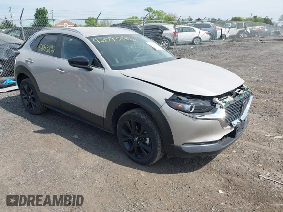 2024 Mazda CX-30 2.5 S Select Sport with VIN 3MVDMBBM0RM698412, listed as a IAAI auction lot 42093892 with 24,454 mi miles. Bid and sale history available at carsss.com. Image 1.