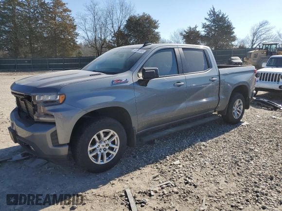 2021 Chevrolet Silverado 1500 RST with VIN 3GCUYEET5MG327263, listed as a Copart auction lot 46792385 with 46,082 mi miles and Salvage Title. Bid and sale history available at carsss.com. Image 1.
