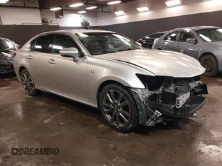 2014 Lexus GS 350 with VIN JTHCE1BL3E5026662, listed as a IAAI auction lot 41578631 with 93,664 mi miles. Bid and sale history available at carsss.com. Image 1.
