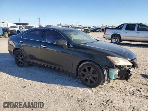 2007 Lexus ES 350 with VIN JTHBJ46G672071217, listed as a Copart auction lot 47377895 with 182,993 mi miles and Salvage Title. Bid and sale history available at carsss.com. Image 4.