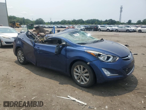 2016 Hyundai Elantra SE z VIN 5NPDH4AE3GH702113, wystawiony jako Copart lot #59757565 z przebiegiem Nie podano mil oraz Czysty tytuł • Clean title. Historia ofert i sprzedaży dostępna na DreamBid. Obrazek 4.