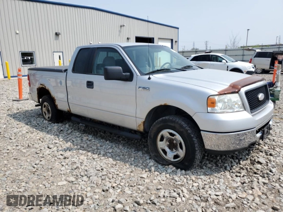 2006 Ford F-150 XLT with VIN 1FTPX14566KA94081, listed as a Copart auction lot 59326325 with 124,063 mi miles and Clean title. Bid and sale history available at DreamBid. Image 4.