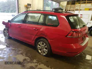 2018 Volkswagen Golf SportWagen S with VIN 3VW117AU7JM750793, listed as a Copart auction lot 69755533 with 47,292 mi miles. Bid and sale history available at carsss.com. Image 2.