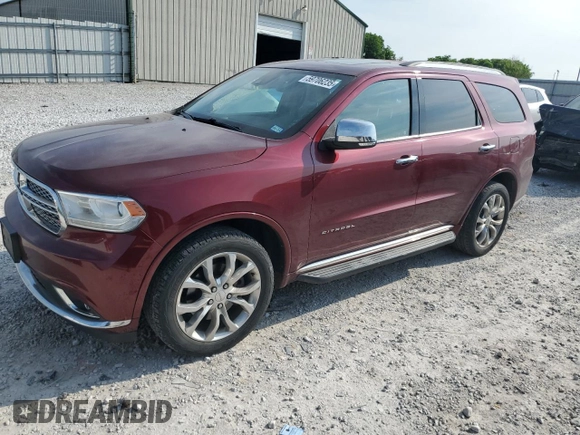 2018 Dodge Durango Citadel Anodized Platinum with VIN 1C4SDJET0JC254264, listed as a Copart auction lot 59706235 with 153,458 mi miles and Clean title. Bid and sale history available at DreamBid. Image 1.