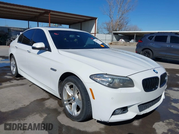 2014 BMW 5 Series 528i with VIN WBA5A5C50ED503130, listed as a IAAI auction lot 41819922 with 135,923 mi miles. Bid and sale history available at carsss.com. Image 1.