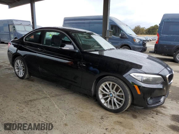 2014 BMW 2 Series 228i with VIN WBA1F5C53EV255420, listed as a Copart auction lot 48707395 with 65,135 mi miles and Salvage Title. Bid and sale history available at DreamBid. Image 4.