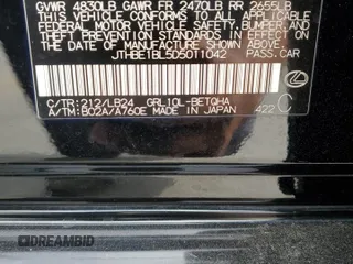 2013 Lexus GS 350 with VIN JTHBE1BL5D5011042, listed as a Copart auction lot 71249974 with 168,819 mi miles and Salvage Title. Bid and sale history available at carsss.com. Image 13.