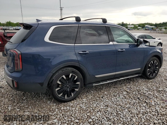 2024 Kia Telluride SX Prestige с VIN 5XYP5DGC1RG444194, выставлен на аукционе Copart как лот 56537315 с пробегом 35 302 миль миль и Списание • Salvage title. История ставок и продаж доступна на DreamBid. Изображение 3.