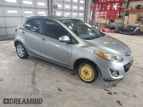 2012 Mazda 2 Touring with VIN JM1DE1LY8C0140439, listed as a IAAI auction lot 41866835 with 122,512 mi miles. Bid and sale history available at carsss.com. Image 1.