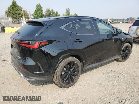 2022 Lexus NX with VIN JTJKKCFZ3N2005843, listed as a Copart auction lot 65653373 with 7,336 mi miles. Bid and sale history available at carsss.com. Image 3.