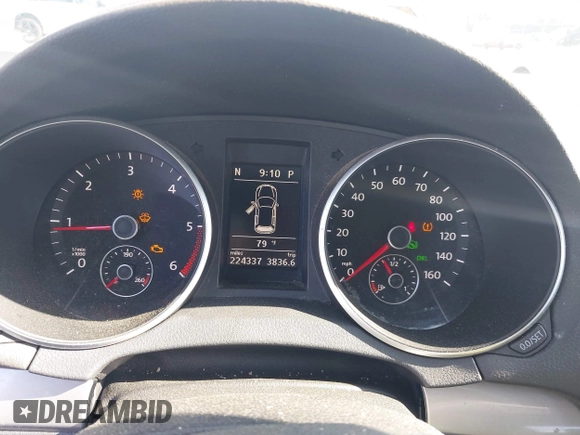2010 Volkswagen Golf TDI with VIN WVWDM7AJ2AW349374, listed as a IAAI auction lot 42550014 with 224,337 mi miles and . Bid and sale history available at DreamBid. Image 7.