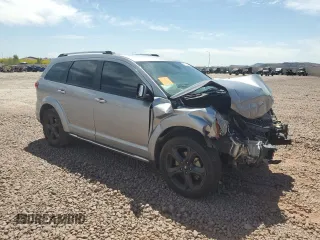 2018 Dodge Journey Crossroad with VIN 3C4PDCGG3JT466985, listed as a Copart auction lot 54072235 with 140,828 mi miles and Salvage title. Bid and sale history available at DreamBid. Image 4.
