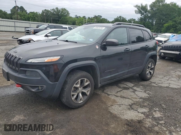2014 Jeep Cherokee Trailhawk with VIN 1C4PJMBS6EW211385, listed as a Copart auction lot 55923255 with 162,753 mi miles and Clean title. Bid and sale history available at DreamBid. Image 1.