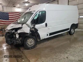 2024 Ram ProMaster Cargo Tradesman with VIN 3C6LRVDG9RE107924, listed as a Copart auction lot 44277135 with Not Provided miles and Salvage Title. Bid and sale history available at DreamBid. Image 1.