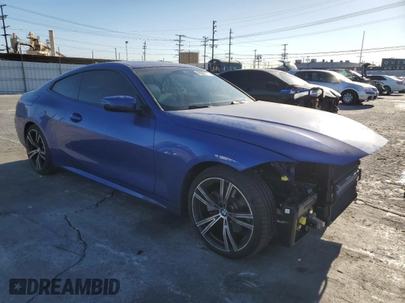 2021 BMW 4 Series 430i xDrive with VIN WBA73AP08MCG60373, listed as a Copart auction lot 88069455 with 15,659 mi miles and Salvage Title. Bid and sale history available at carsss.com. Image 4.