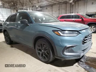 2024 Honda HR-V Sport with VIN 3CZRZ2H5XRM746324, listed as a Copart auction lot 89242615 with 11,697 mi miles and Salvage Title. Bid and sale history available at carsss.com. Image 4.