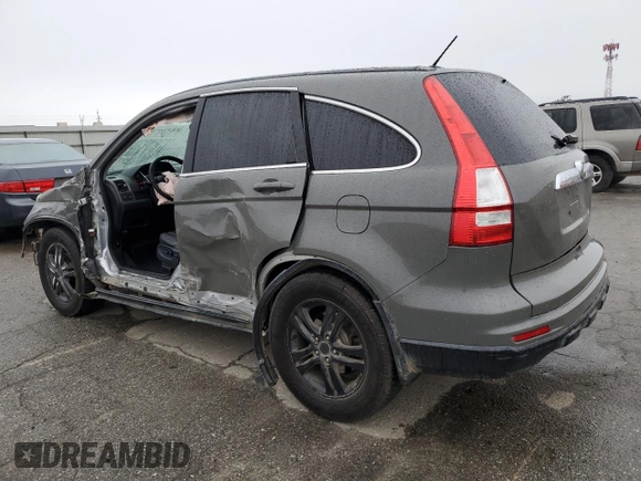 2011 Honda CR-V EX-L with VIN 5J6RE4H70BL039281, listed as a Copart auction lot 48977235 with 267,330 mi miles and Salvage Title. Bid and sale history available at carsss.com. Image 2.