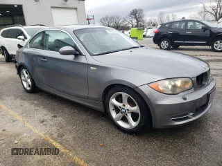 2009 BMW 1 Series 128i with VIN WBAUP93589VF48224, listed as a Copart auction lot 85687834 with 106,636 mi miles and Salvage title. Bid and sale history available at DreamBid. Image 4.