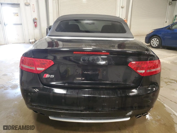 2012 Audi S5 Prestige with VIN WAUVGAFH2CN004687, listed as a Copart auction lot 53560325 with 61,976 mi miles and Salvage Title. Bid and sale history available at carsss.com. Image 6.