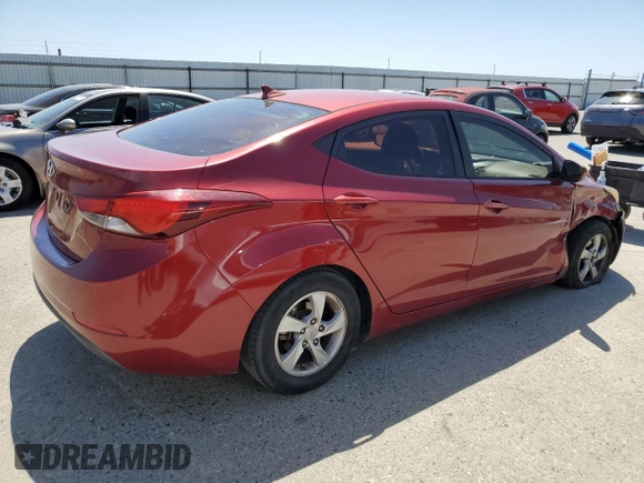 2015 Hyundai Elantra SE z VIN 5NPDH4AE2FH549738, wystawiony jako Copart lot #57289355 z przebiegiem 103 411 mil mil oraz Szkody całkowita. Historia ofert i sprzedaży dostępna na DreamBid. Obrazek 3.
