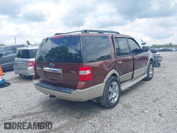 2008 Ford Expedition Eddie Bauer with VIN 1FMFU17568LA17381, listed as a IAAI auction lot 42371260 with 89,485 mi miles and . Bid and sale history available at DreamBid. Image 4.
