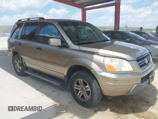2005 Honda Pilot EX-L с VIN 5FNYF185X5B041851, выставлен на аукционе IAAI как лот 42297803 с пробегом 243 989 миль миль и . История ставок и продаж доступна на DreamBid. Изображение 1.